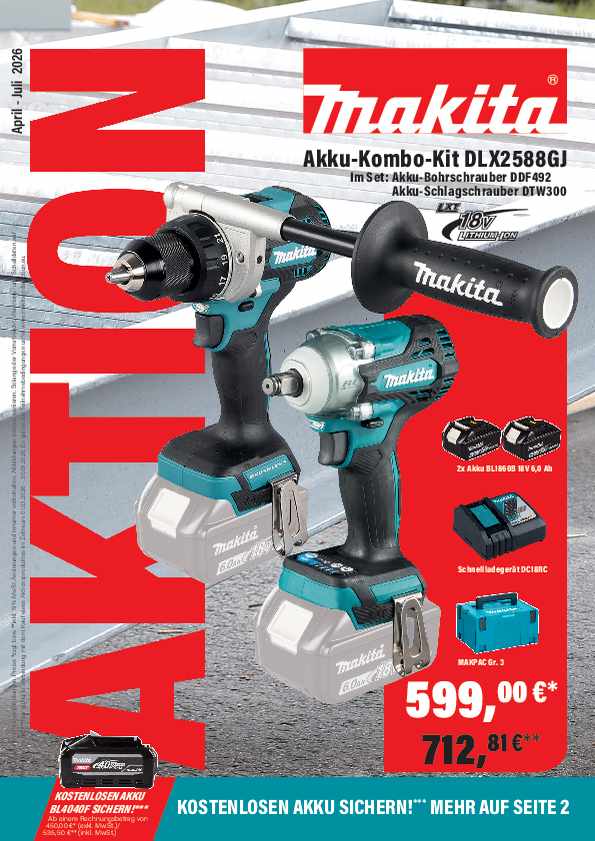 Makita Elektro- und Akkuwerkzeuge