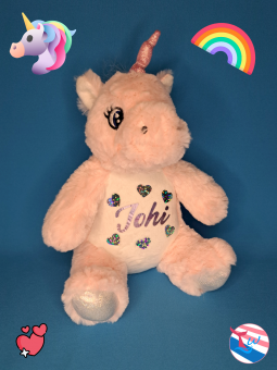Personalisiertes Plüschtier Einhorn