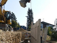 Betonarbeiten, Stütz- und Winkelstützmauer
