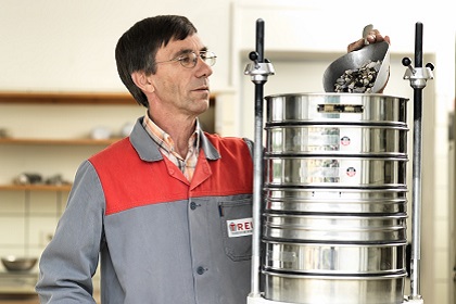 Laborprüfung des Materials