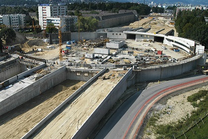 Baustelle Bindermichl Linz