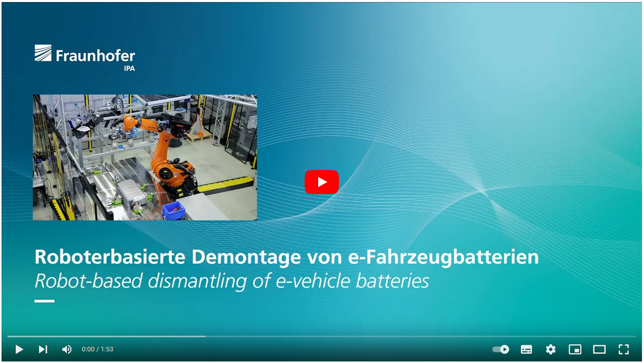 Robotergestützte Demontage von E-Auto-Batterien (DeMoBat)