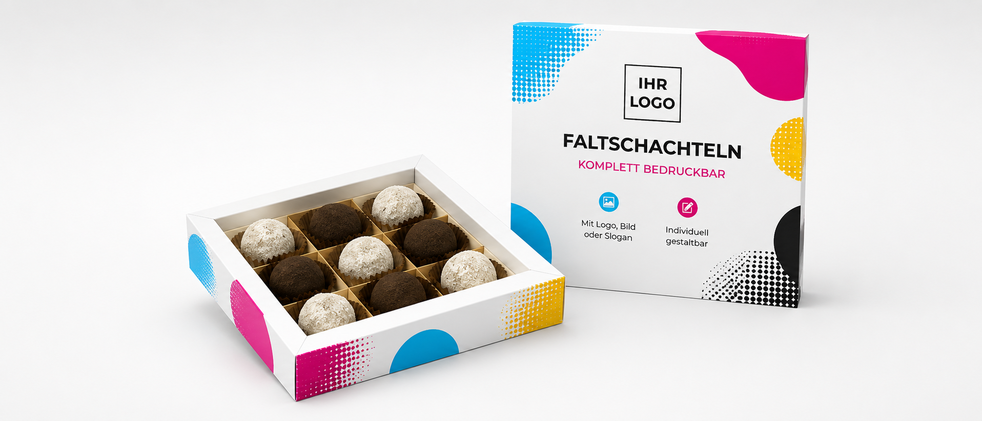 Faltschachteln, individuell bedruckbar