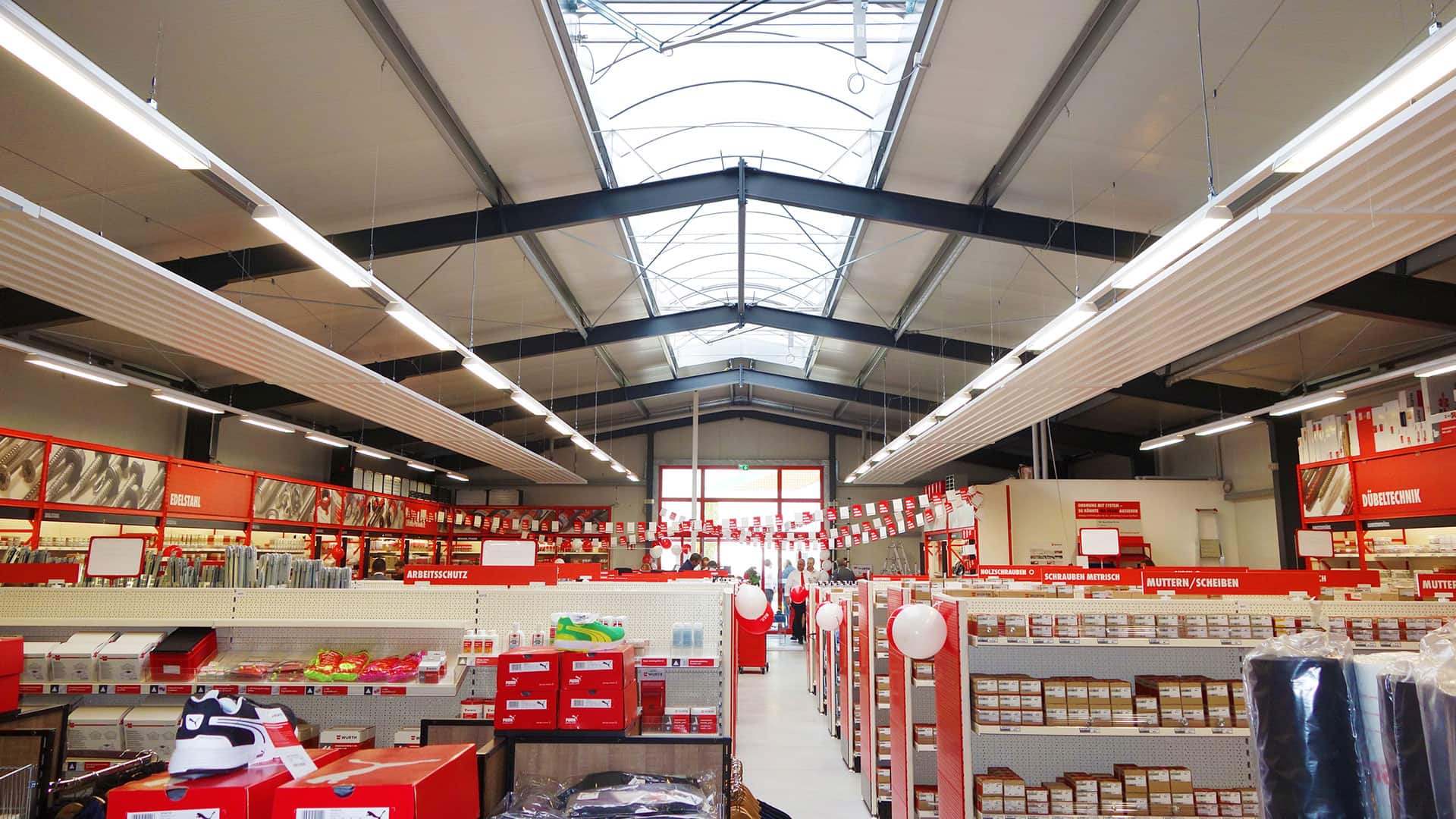 Sales hall