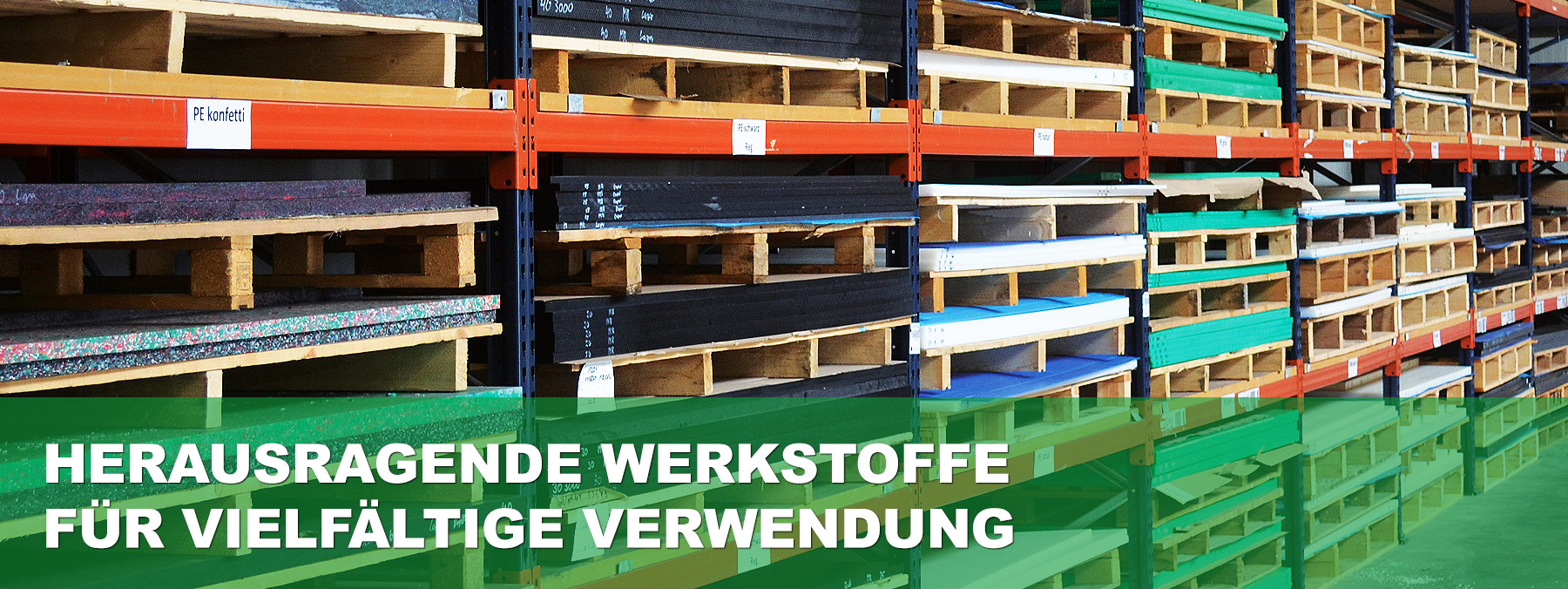 Warehouse with underfloor heating