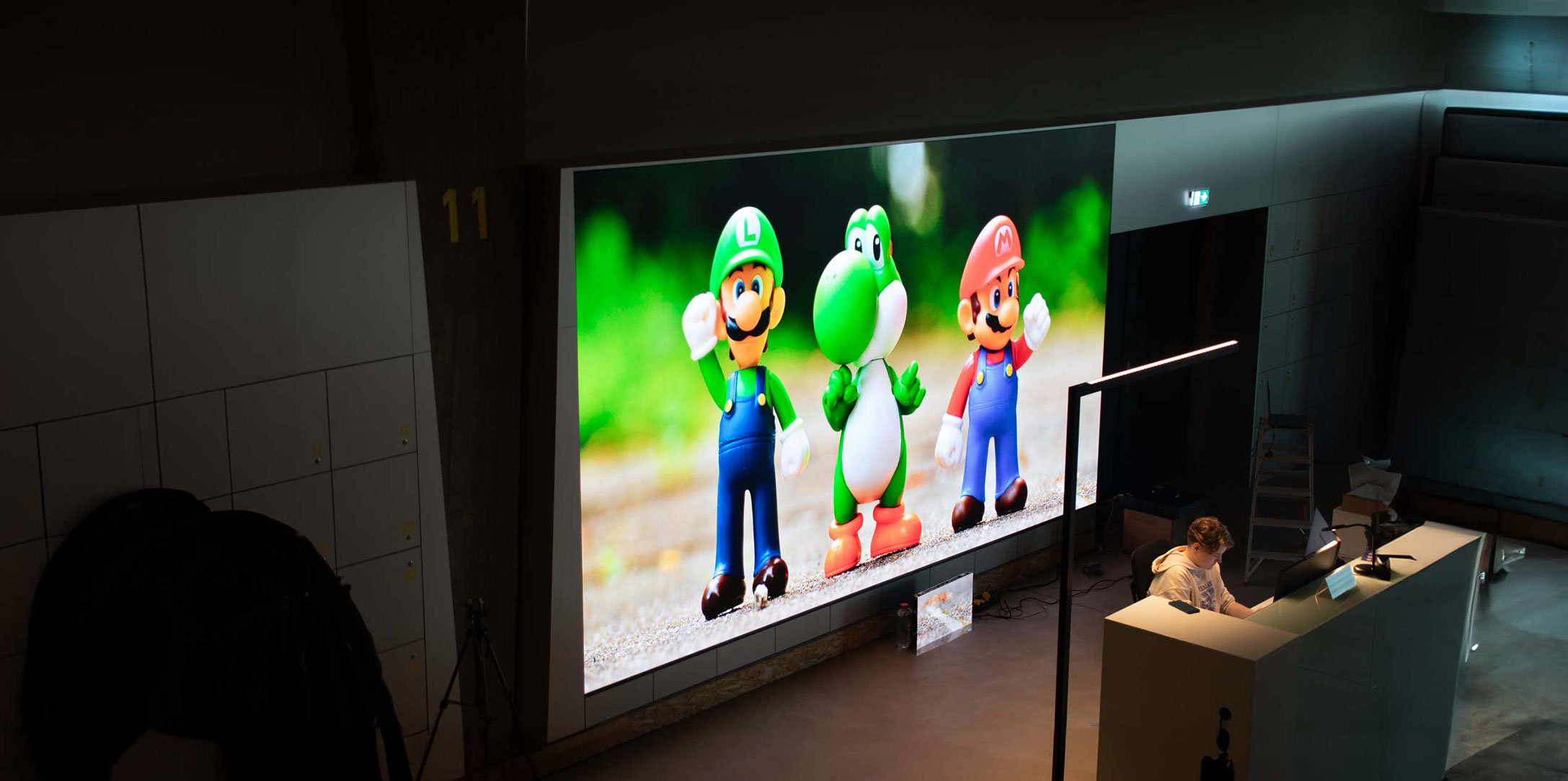 13 m² 4K LED Display (DFKI Ringlokschuppen)
