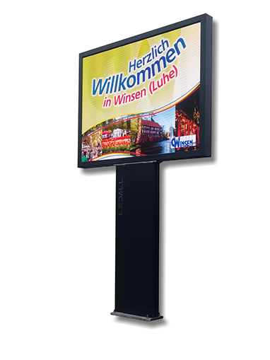 Installierte LED Videowall (Kundenfoto)