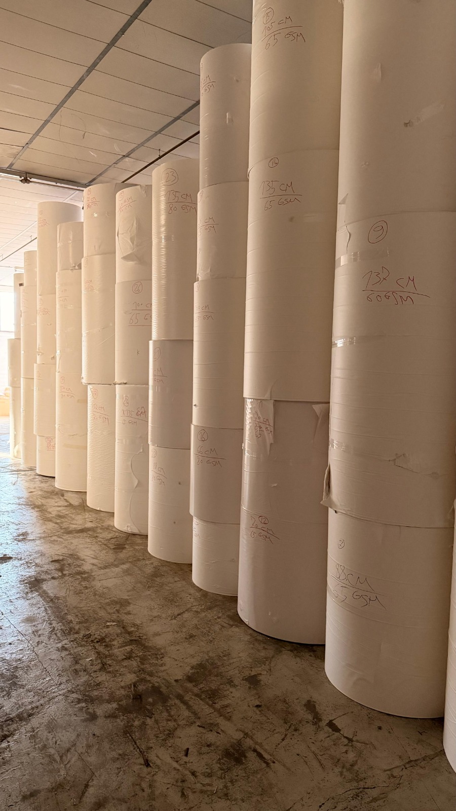 Jumbo paper reels