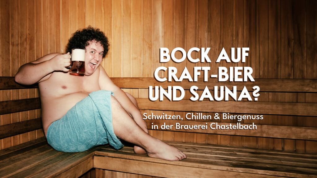Sauna-Angebot an der Brauerei