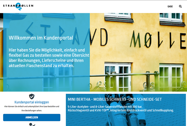 Kundenportal für Bestellungen und Dokumente