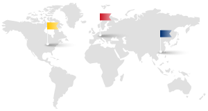 RUCOINX weltweit – Distributionsnetz