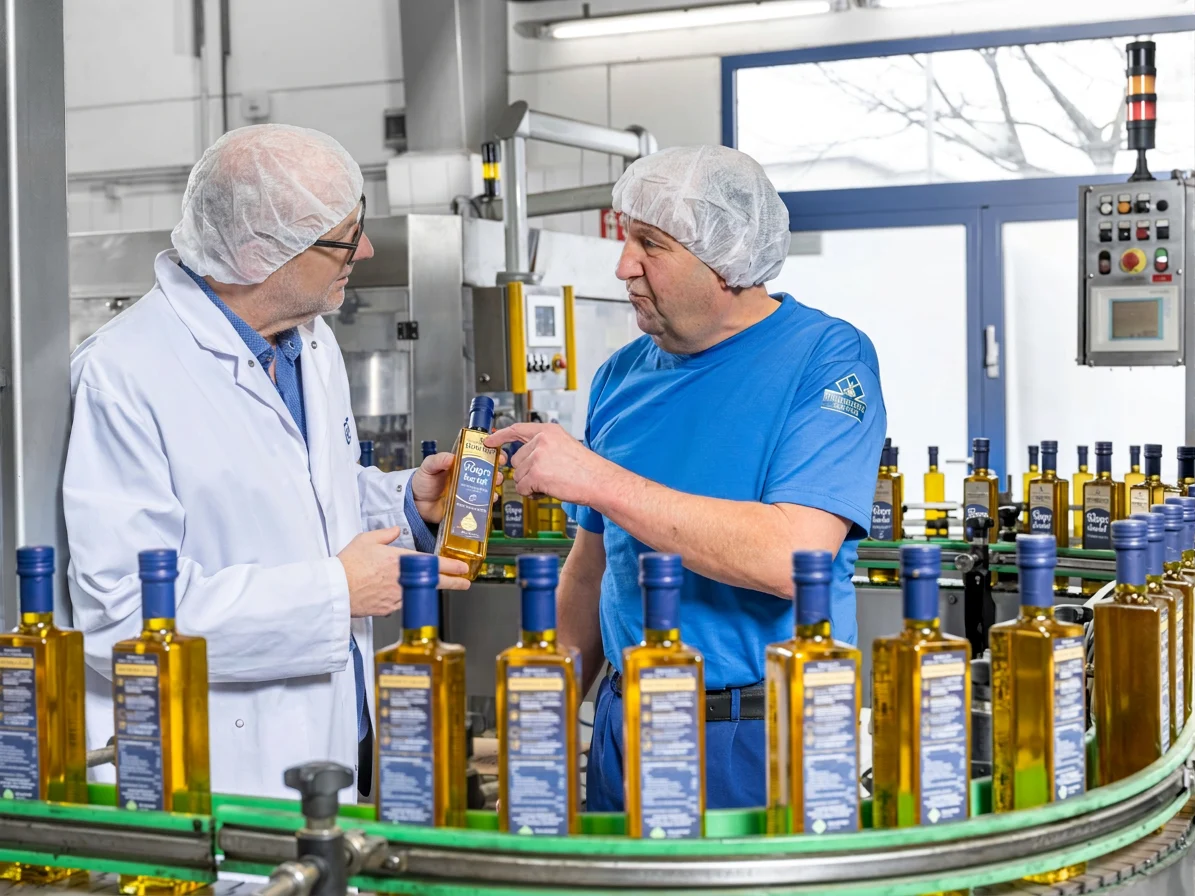 Abfüllung in der Ölmühle