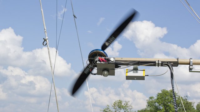 AirKules Elektroantrieb am Tragarm