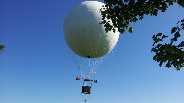 AirKules Gasballon mit Elektroantrieb