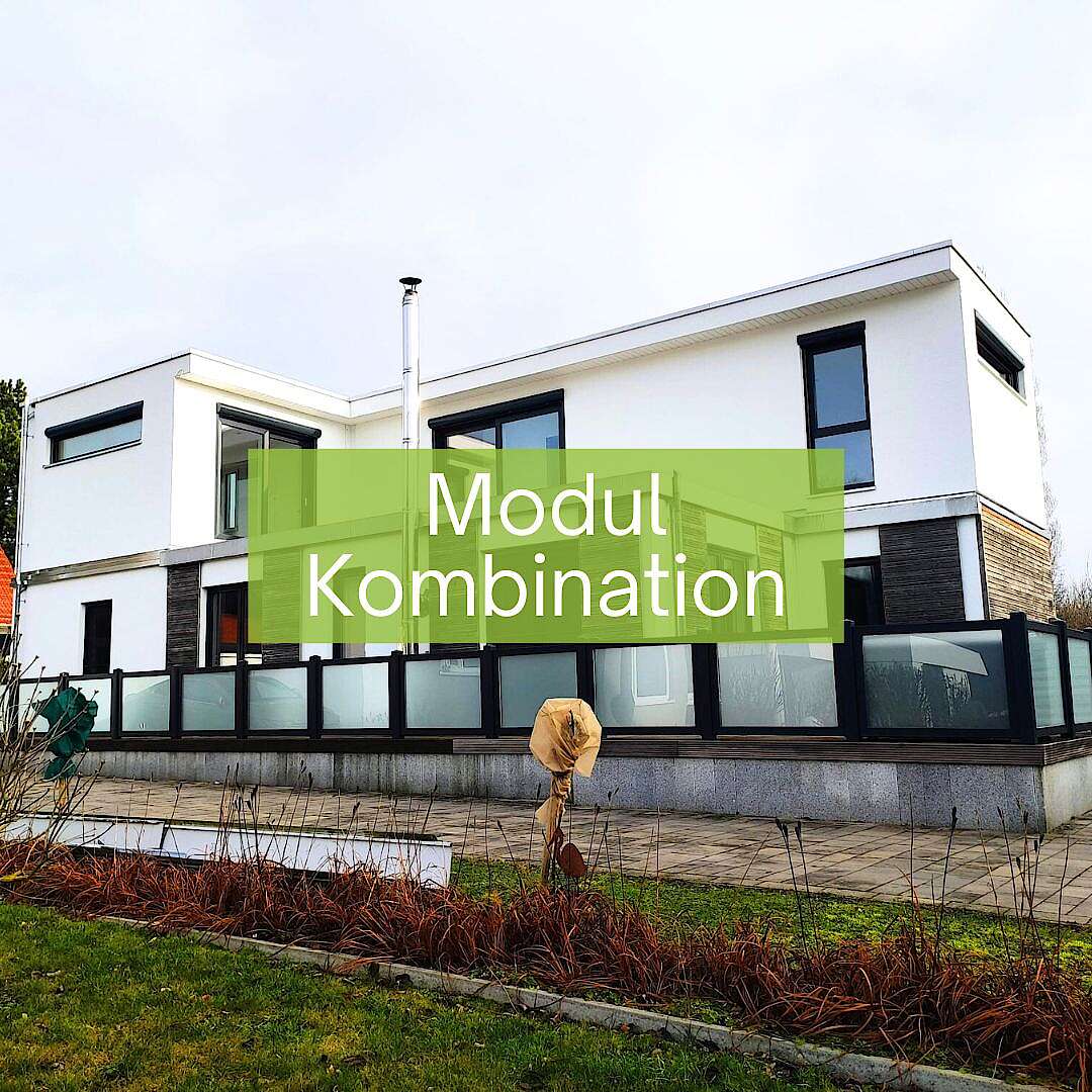 Modulkombination Einfamilienhaus