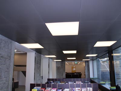Pestalozzi-Bibliothek Oerlikon, Deckenleuchten