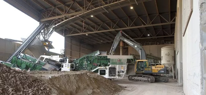 Recycling von Rückbaumaterialien