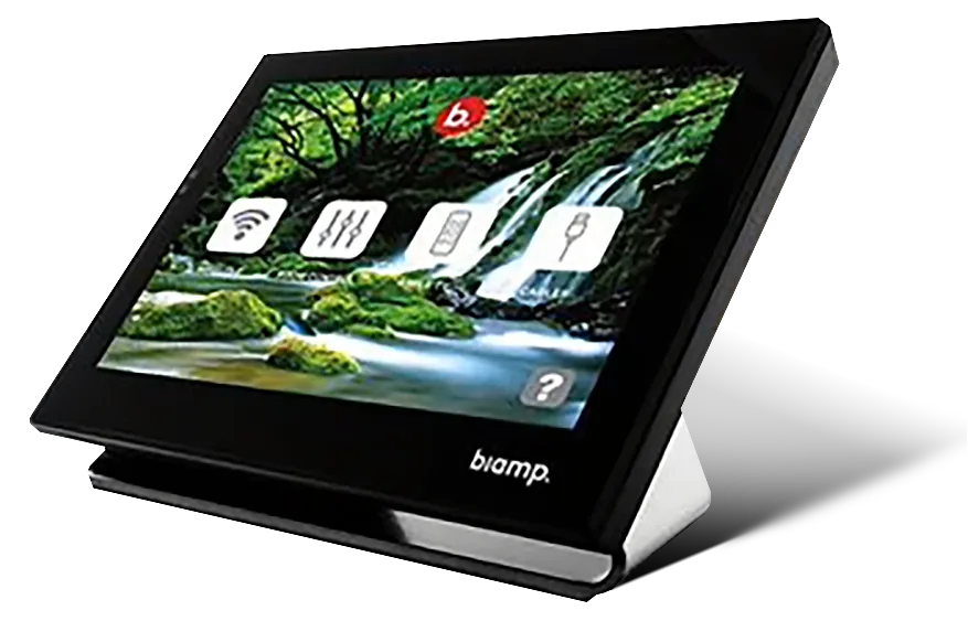 Biamp: Raumsteuerung mit Apprimo Touch-Panels