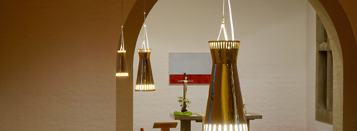 x.change LED-Upgrade für Bestandsleuchte in einer Kirche