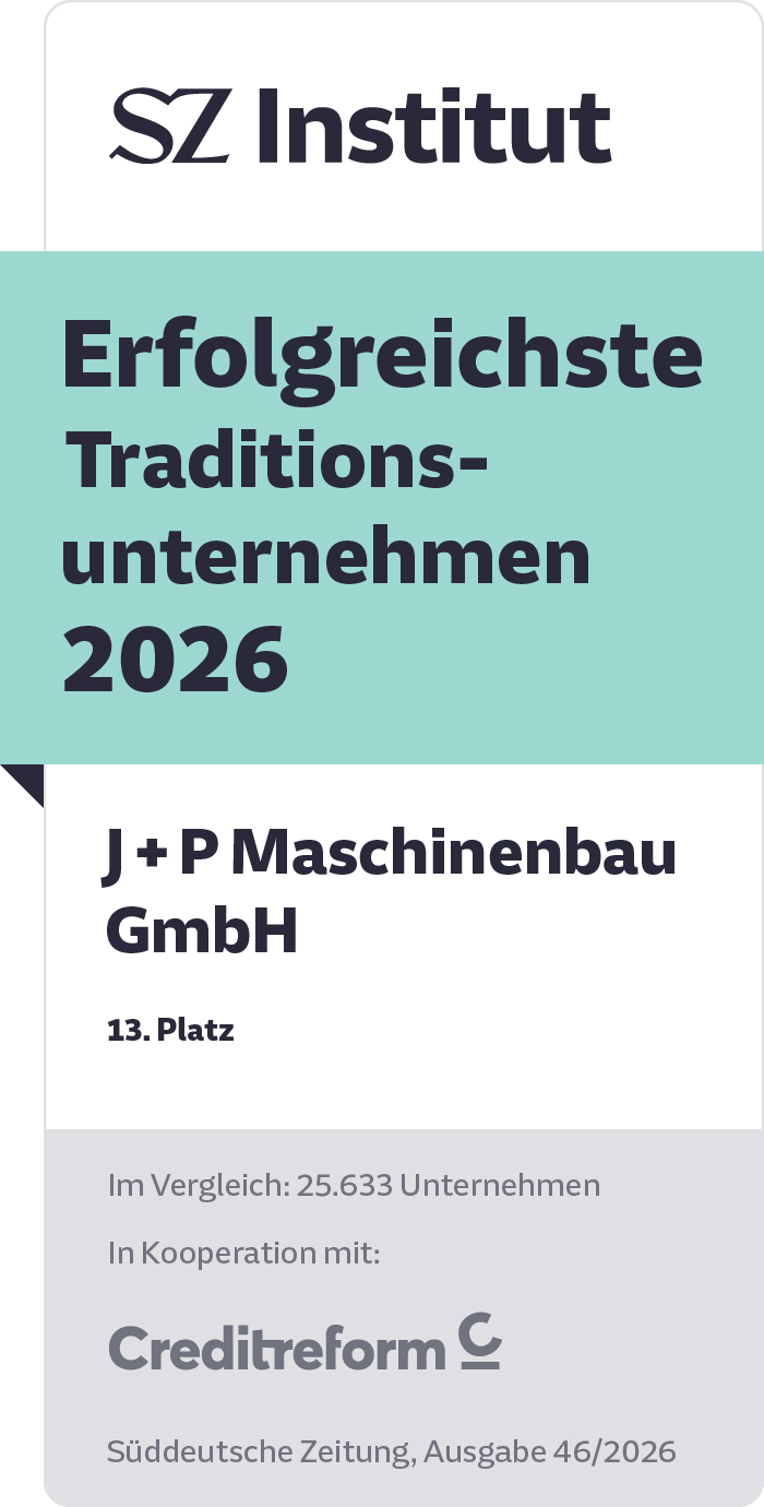 Platz 13 der erfolgreichsten Traditionsunternehmen 2026 (Creditreform/SZ)