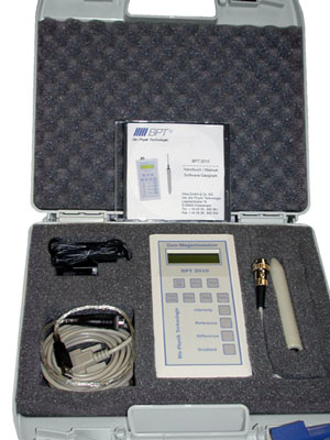 Geo-Magnetometer BPT 2010 mit Zubehör im Kunststoffkoffer