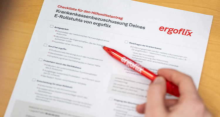 Checkliste für den Hilfsmittelantrag