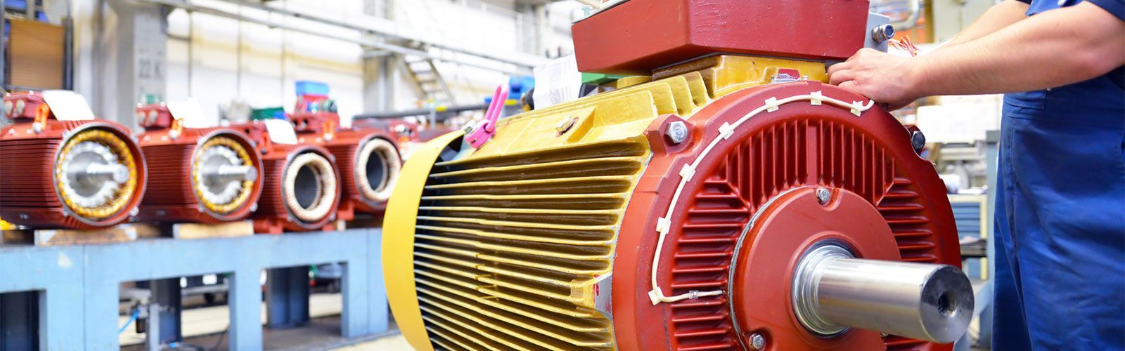 Elektromotor in Instandsetzung