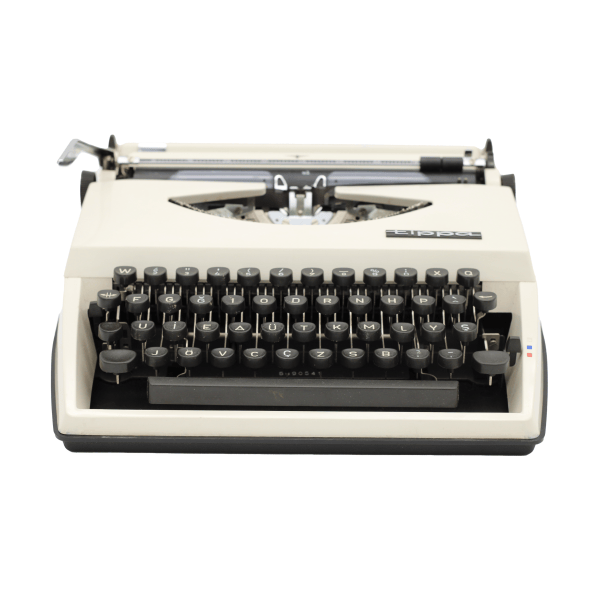 Adler Tippa Schreibmaschine in beige mit Koffer
