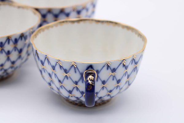 Lomonosov Kobaltnetz Teeservice – Detail