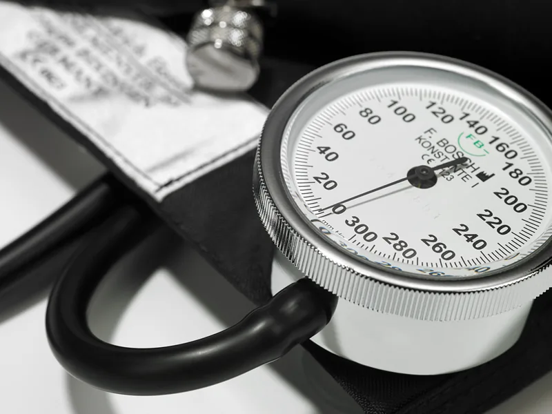 Manometer-Detail einer Infusionsmanschette