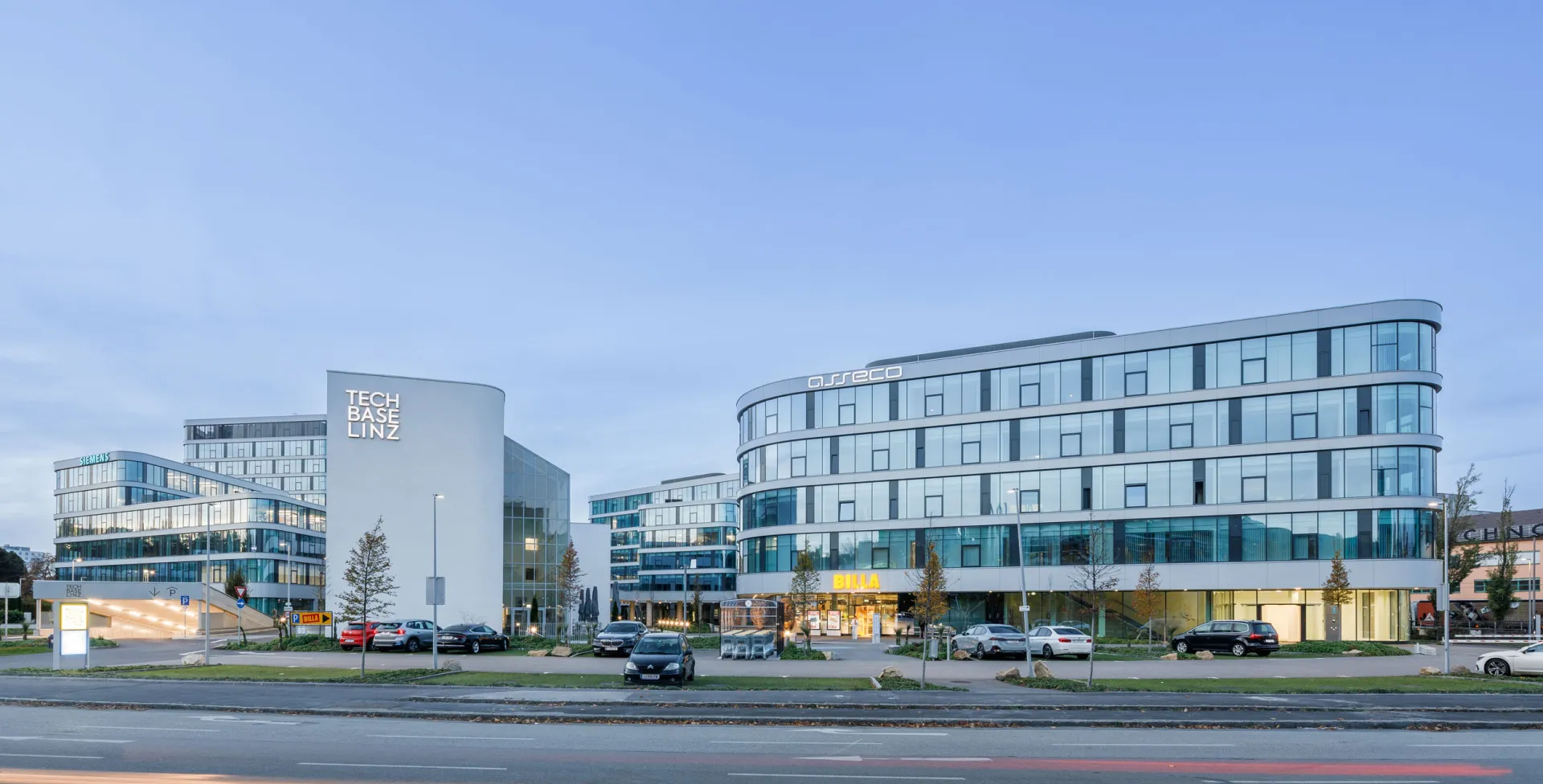 Firmenareal Techbase Linz