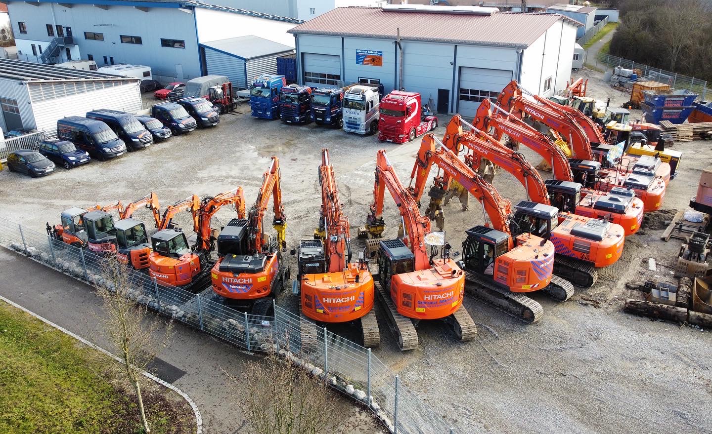 Baumaschinen im Einsatz
