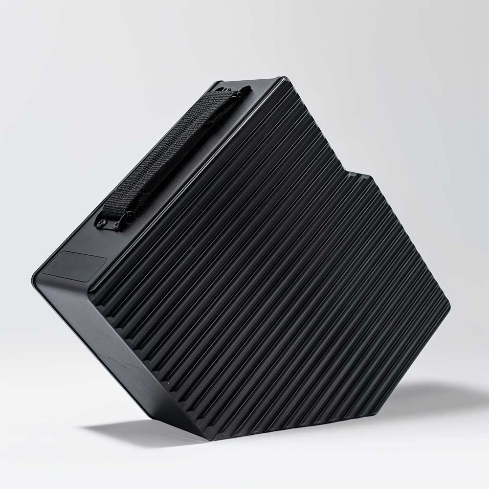 Batteriepack in geripptem Gehäuse