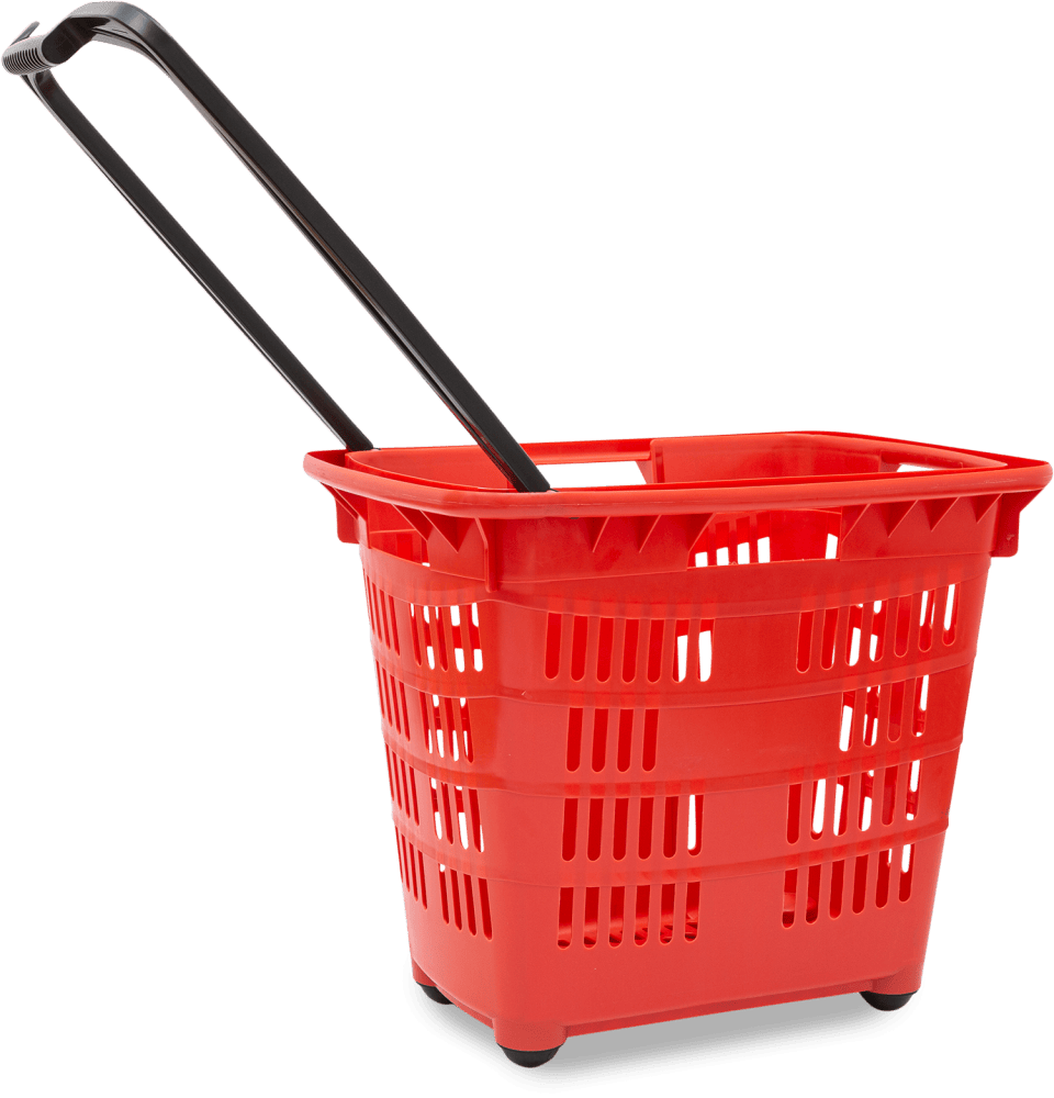 Plastic pallet with solid handle