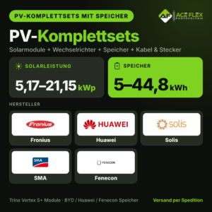 PV-Komplettsets mit Speicher