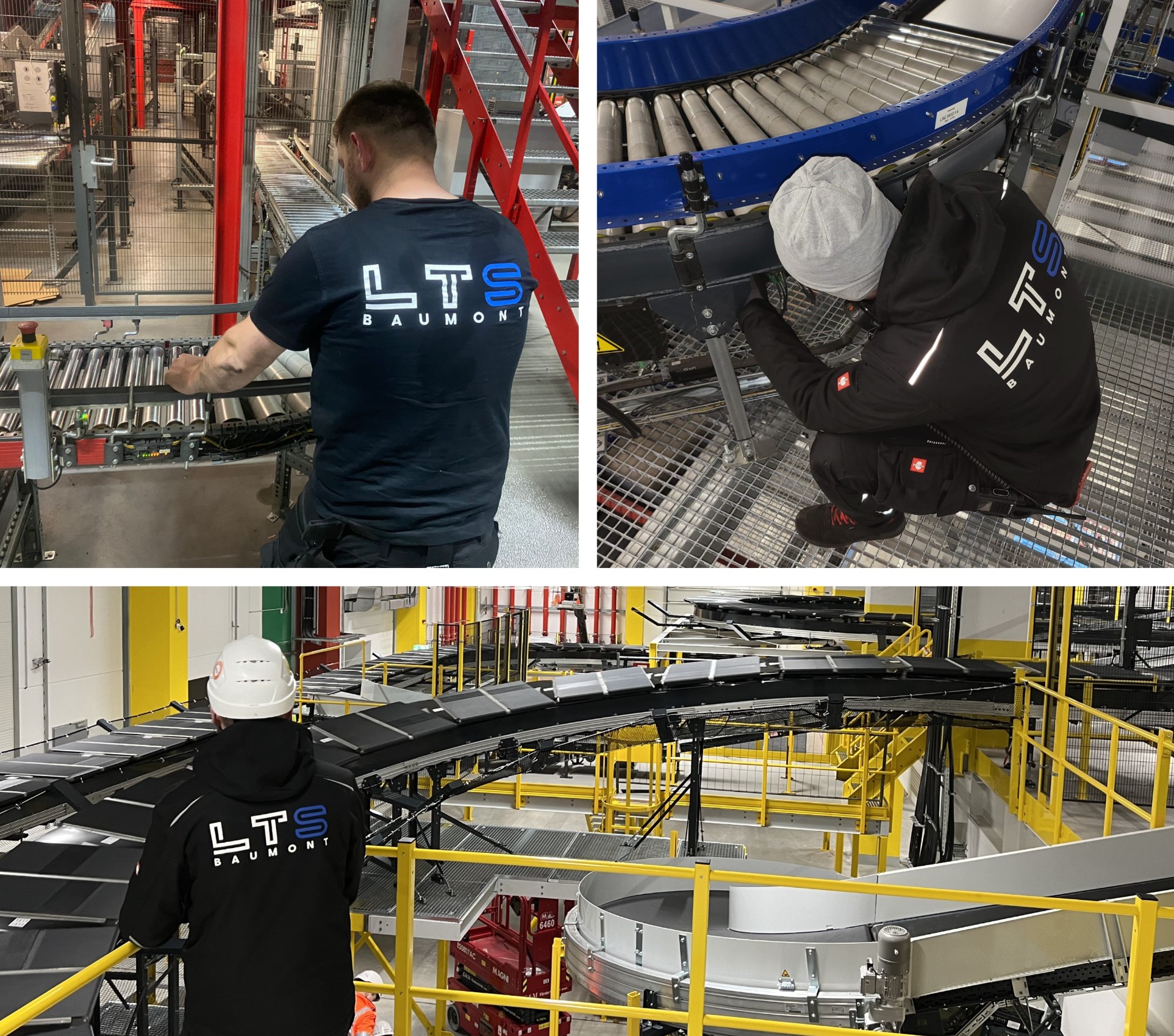 Montage von Fördertechnik