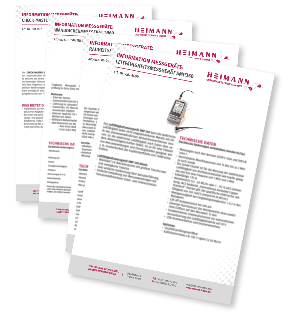 Datenblätter zum Download