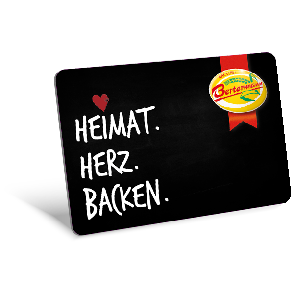 Treue-Card der Bäckerei Bertermann