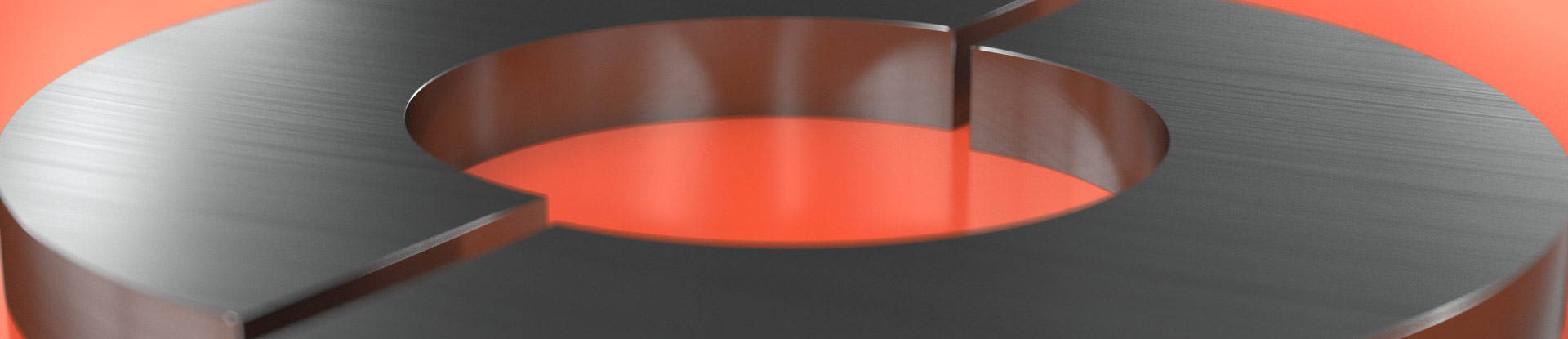 3D-gelasertes Blechbauteil