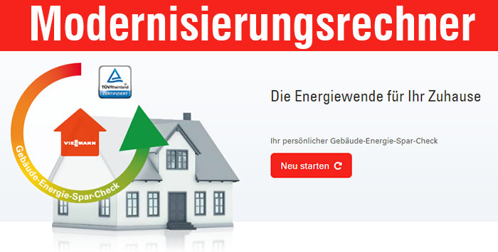 Modernisierungsrechner / Energieanalyse