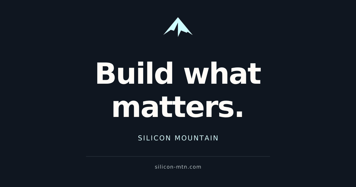 Silicon Mountain Logo