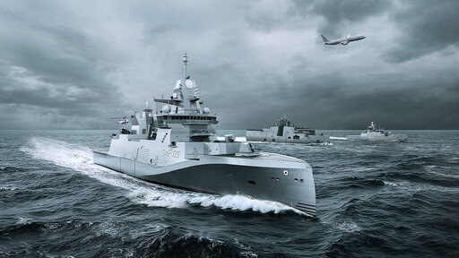 Fregatten und Marineschiffe
