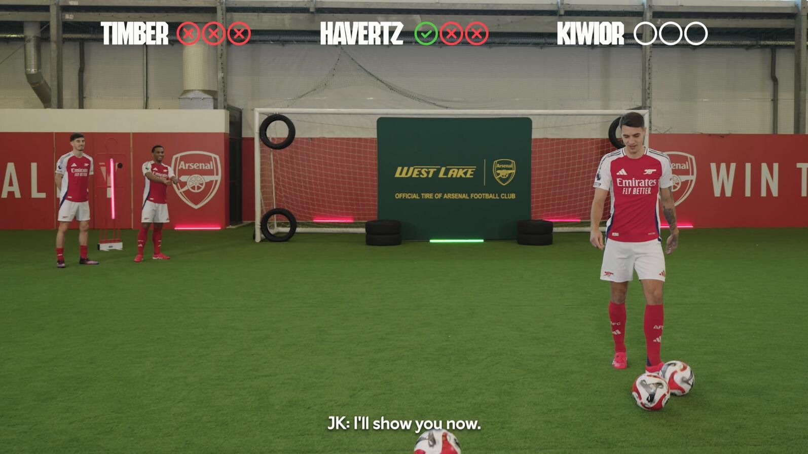 Westlake x Arsenal Challenge Campaign