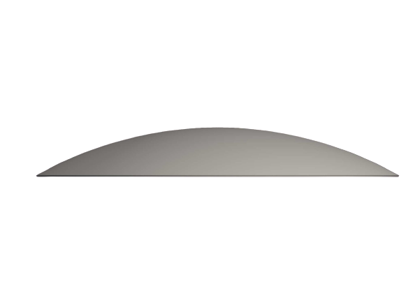 Gewölbte Scheibe