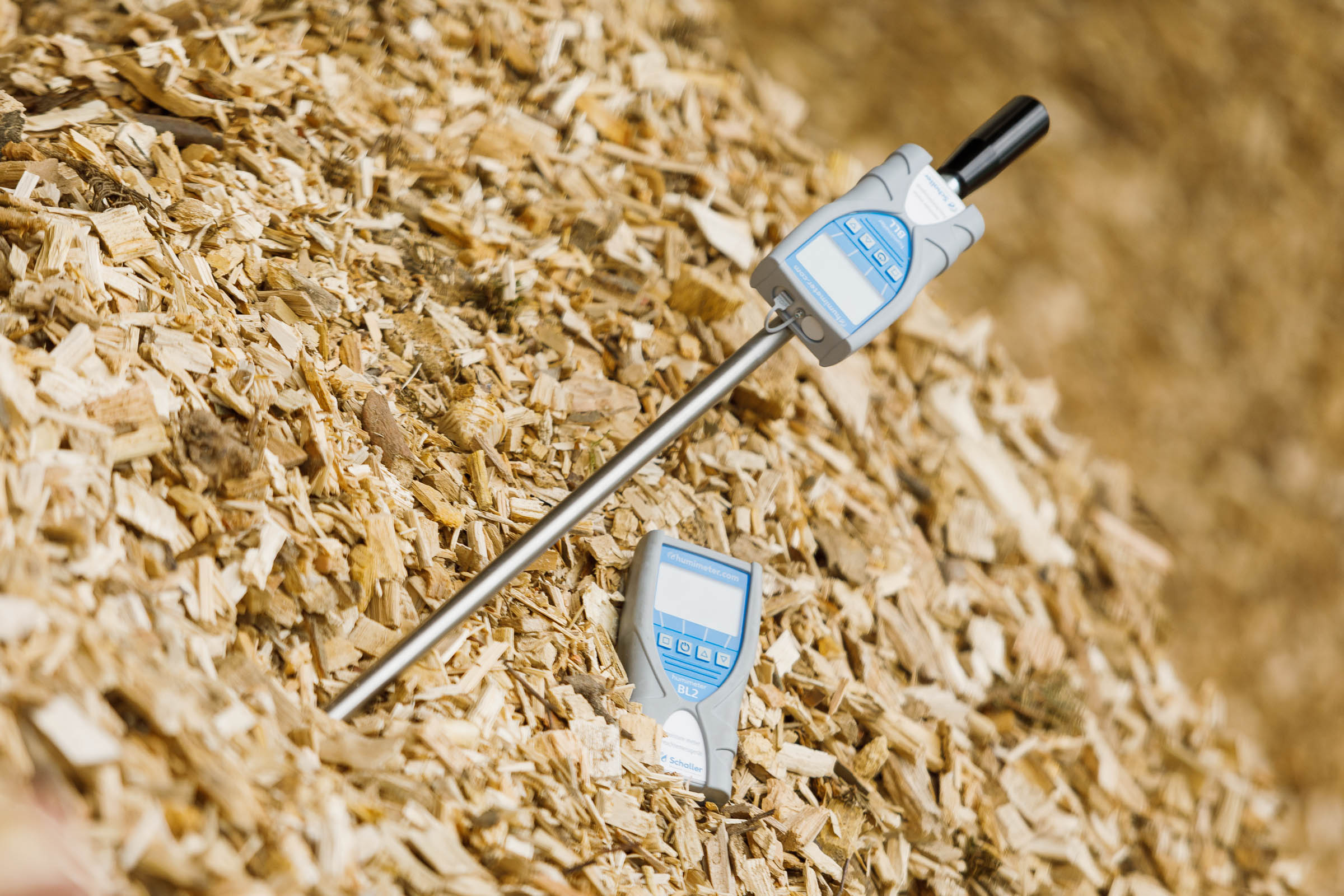 humimeter BLL & BL2 Hackgut-Feuchtemessgeräte