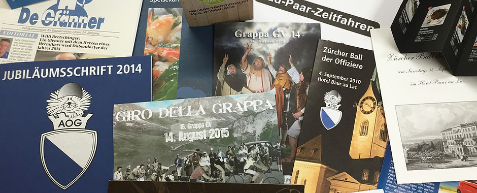Drucksachen (Prospekte, Broschüren)