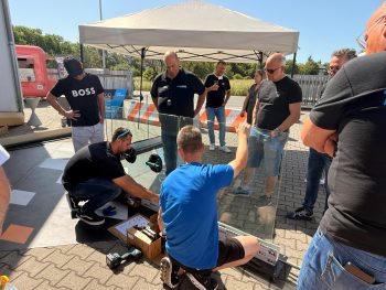 Live-Präsentation des ONLEVEL Turboflex Systems beim Tag der offenen Tür bei