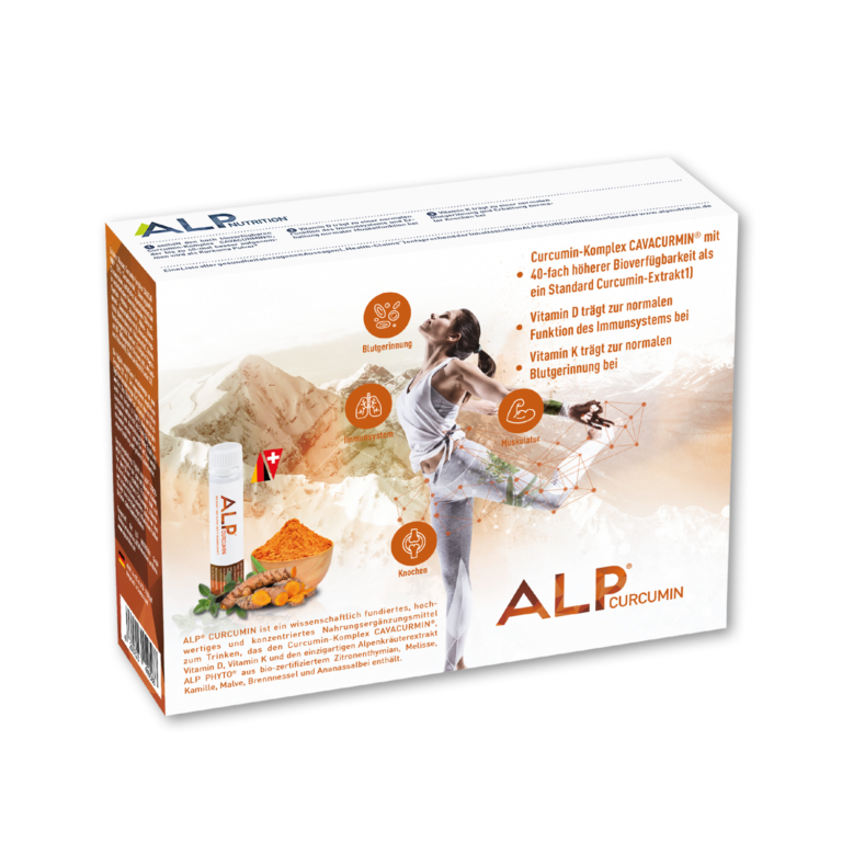 ALP Curcumin – Curcumin Trinkampullen mit Vitamin D und Vitamin K