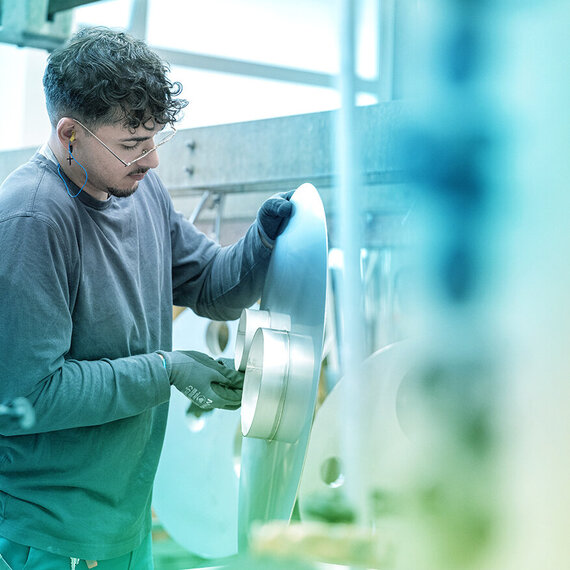 Metallveredelung im Werk Unterentfelden