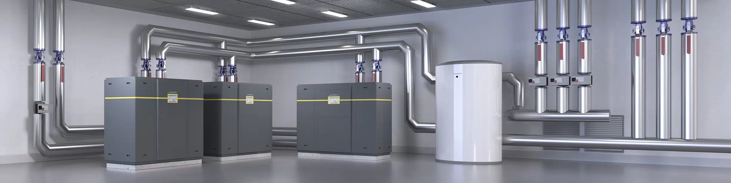 Industrielle Wärmepumpenanlage